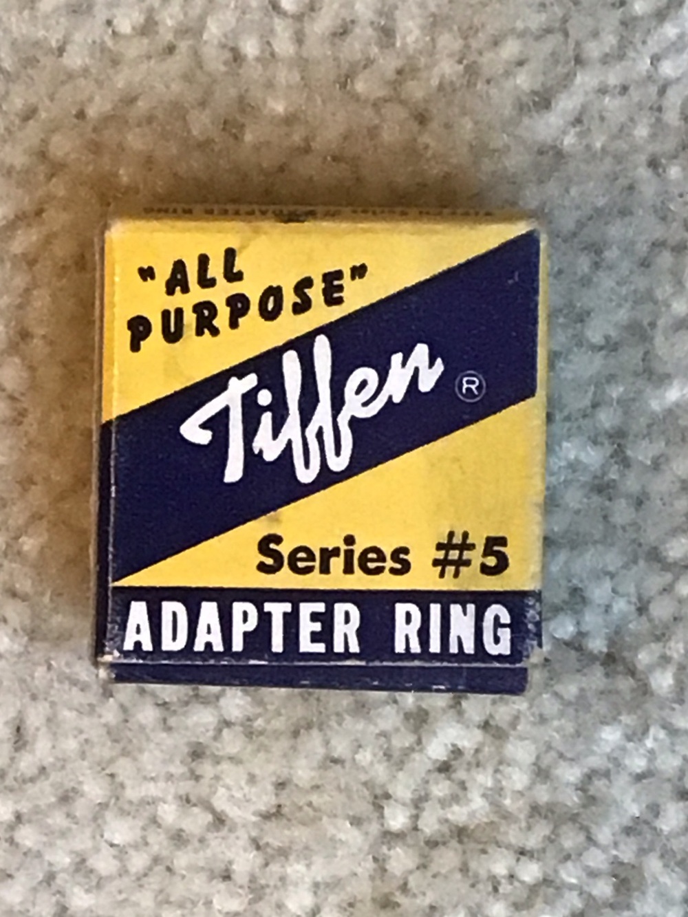 Vintage Tiffen Series #5 Adapter Ring, Stock No. 522